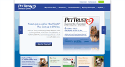 Desktop Screenshot of pettrust.com