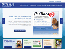 Tablet Screenshot of pettrust.com